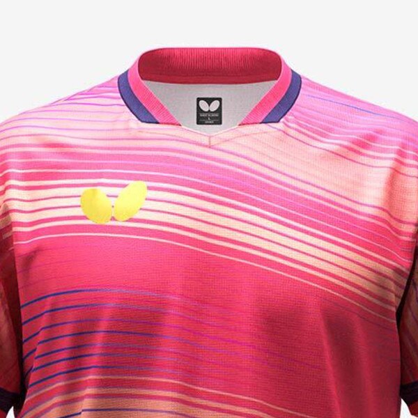 Butterfly Elistar11 Shirt - Coral-Pink - Front